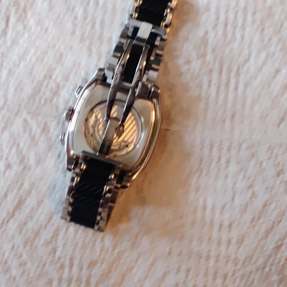 David Yurman Diamond Thoroughbred Silver and Black Chronograph Watch - Picture 10 of 16